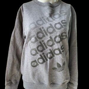 Adidas Grey Logo Sweatshirt